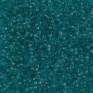 Miyuki delica beads 15/0 - Transparent caribbean teal DBS-1108